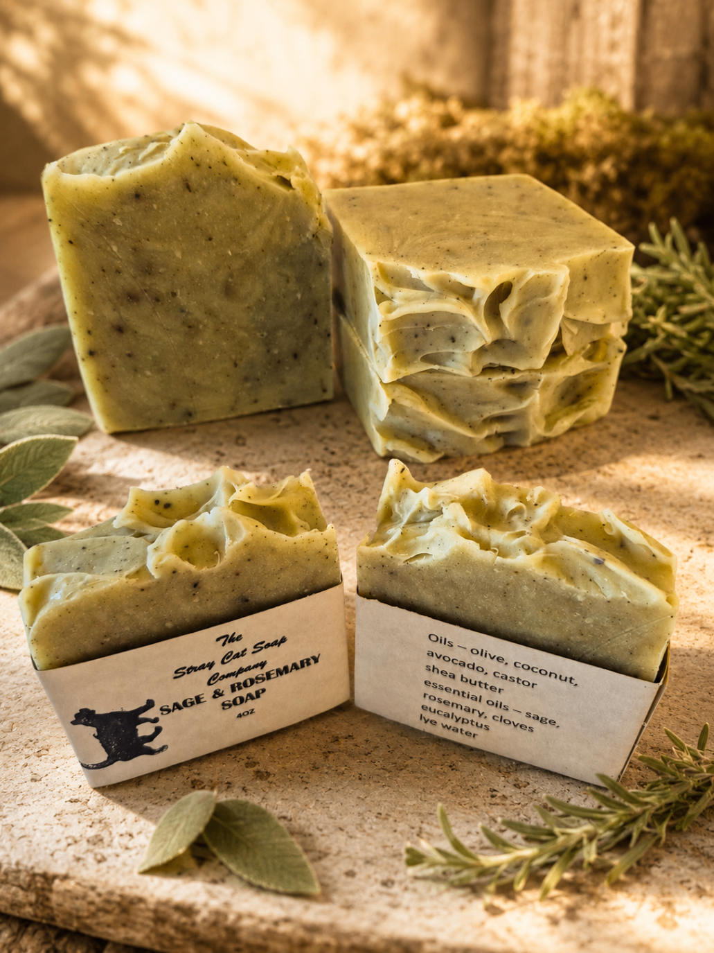 Sage & Rosemary Soap