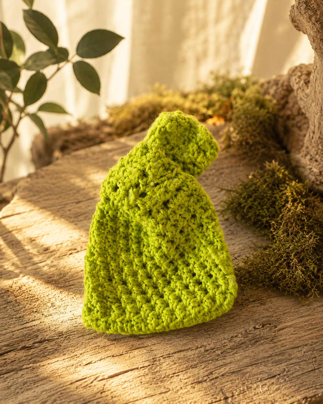 Cotton Soap Bag - Moss Green